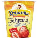 Krajanka Zakysaná smetana Jahodová 130 g – Sleviste.cz