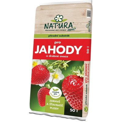 Agro CS Natura Substrát pro jahody a drobné ovoce 50 l – Hledejceny.cz