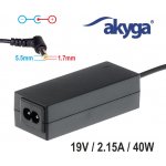 Akyga AK-ND-47 19V/2.15A 40W 5.5x1.7mm konektor - neoriginální – Sleviste.cz
