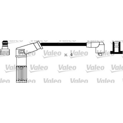 Sada kabelů pro zapalování VALEO 346148 – Hledejceny.cz