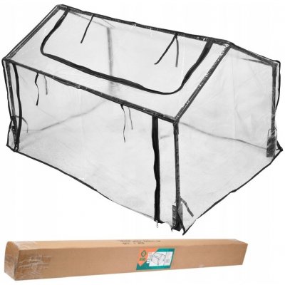 Flo 60x120x80 cm Průhledný a černý – Zboží Mobilmania