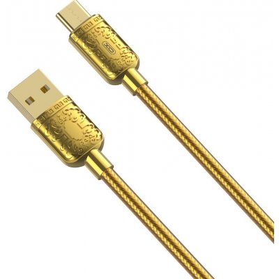 XO NB216 USB - USB-C, 2,4A, 1m, zlatý