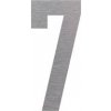 Piktogram Označení budov - číslice -č.7, hliníková tabulka, výška 150 mm