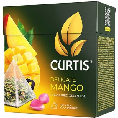Curtis zelený čaj Delicate Mango pyramidové sáčky 20 x 1.7 g – Sleviste.cz