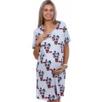 Šedá a červená kojící a těhotenská košilka na zipy BERUŠKY A BERUŠTINDY 1c3535 červená – Hledejceny.cz