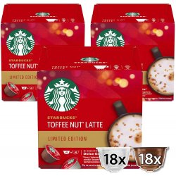 Starbucks Toffee Nut Latte by Nescafé Dolce Gusto limitovaná edice. Kávové kapsle 36 ks