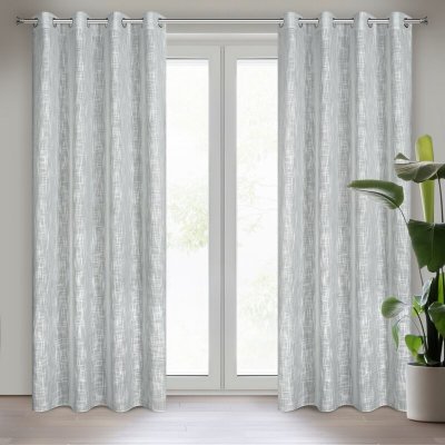 Takoy Závěs LIREN v eko stylu s ozdobnou vazbou 140 x 250 cm-HF-402431 | 140 x 250 cm – Hledejceny.cz