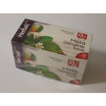 Herbal Tea Hruška Máta Ostružiník šalvěj 20 x 1,5 g