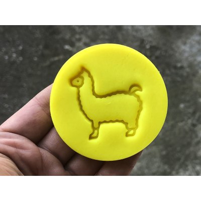 TVOŘÍTKO Lama - razítko Rozměr: 7 cm, + Vykrajovátko: Ano – Hledejceny.cz