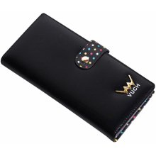 Vuch Dámská peněženka s puntíky ze syntetické kůže Black Dots Collection Hermiona