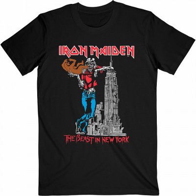 Iron Maiden tričko The Beast In New York BP black