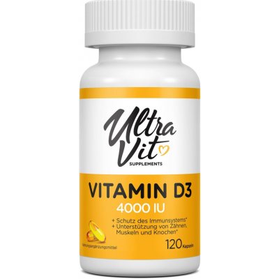 VPLab Ultra Vitamin D3 4000 IU 120 gelových kapslí – Hledejceny.cz