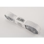 Ozdobná taftová stuha - stříbrná - šířka 0,3 cm - 7,2 cm 0,3 cm – Zboží Dáma