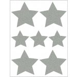 Reflexní nažehlovací motivy - hvězdy – Zboží Dáma