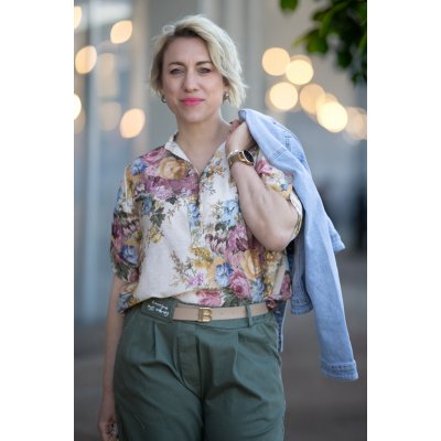 Vzorovaná košile FAIR Žlutá – Zboží Mobilmania