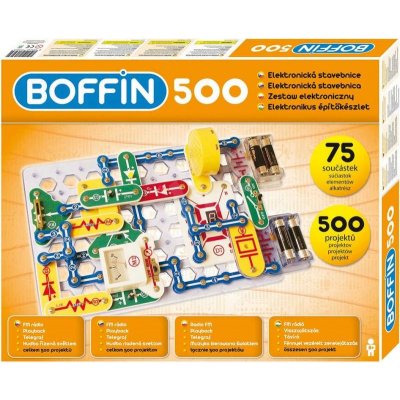 Boffin 500 projektů 75 součástek na baterie elektronická (stavebnice)