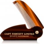 Captain Fawcett skládací hřeben na knír 11,5 cm – Zboží Dáma