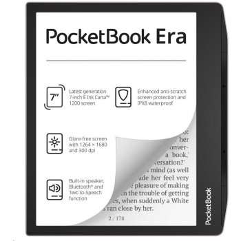 ctecky knih PocketBook 700 ERA Stardust Silver PB700-U-16-WW
