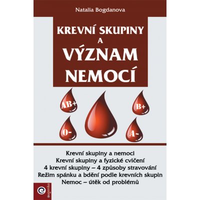 Bogdanova, Natalia - Krevní skupiny a význam nemoci – Hledejceny.cz