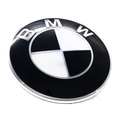 Logo, emblem, znak přední kapota, zadní páté dveře BMW 82mm, černá 51148132375 | Zboží Auto