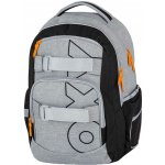 Oxybag batoh STYLE šedá černá oranžová – Zboží Dáma