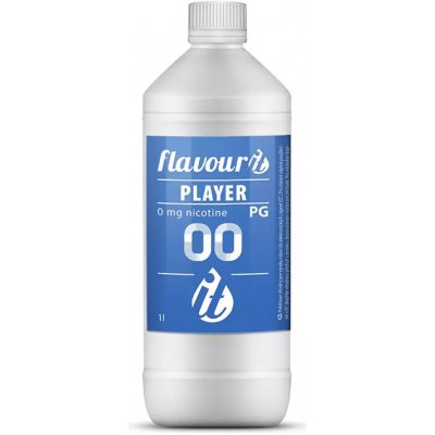 Flavourit Beznikotinová báze PLAYER PG100 0mg 1l – Zbozi.Blesk.cz