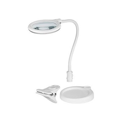 goobay Stolní lampa s lupou, 100mm, 3 dioprie, LED osvětlení 6W, klip a stojánek (60359) - 40.92.0301 – Zboží Dáma