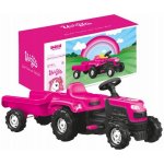 DOLU Šlapací traktor s vlečkou jednorožec – Sleviste.cz