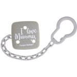 Canpol babies řetízek I Love Mummy šedá – Zboží Dáma