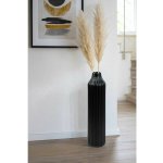 eshop-kvetinace.cz Podlahová váza VERTO, sklolaminát, výška 80 cm, černý mat – Hledejceny.cz