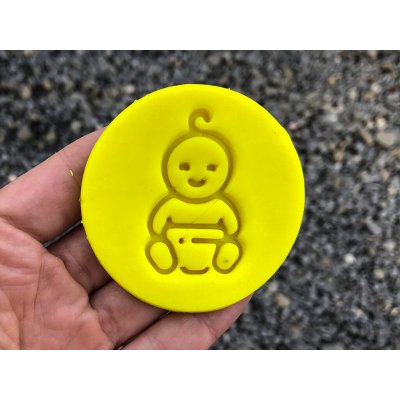 TVOŘÍTKO Miminko - razítko Rozměr: 5 cm, + Vykrajovátko: Ne – Hledejceny.cz