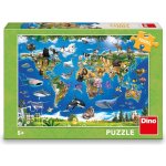 Dino Mapa zvířat 100 dílků – Sleviste.cz