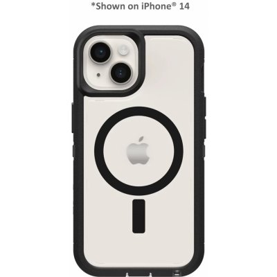 Otterbox DEFENDER XT CLEAR APPLE iPhone 15 DARK SIDE CL/BLK