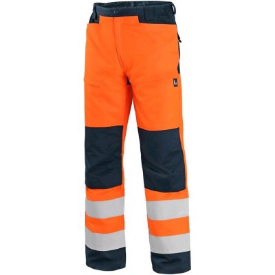 Canis CXS Výstražné montérky Kalhoty HALIFAX výstražné se síťovinou pánské oranžovo-modré