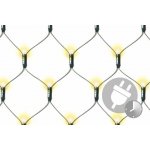 Nexos 47225 Vánoční světelná síť 3 x 3 m teple bílá s časovačem 128 LED – Hledejceny.cz