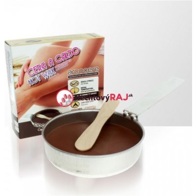 Arcocere Epilační vosk s pánvičkou Cera A Caldo Chocolate (Hot Wax) 120 g