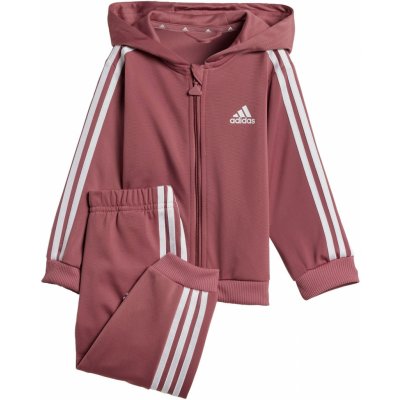 adidas Sportovní souprava Essentials Shiny Hooded – Zboží Mobilmania