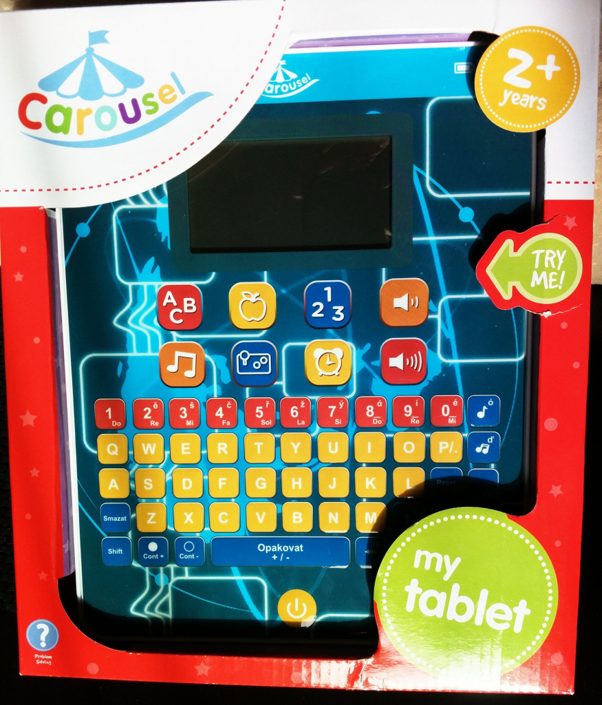 Carousel vzdělávací mluvící pad tablet laptop Junior CZ od 249 Kč -  Heureka.cz