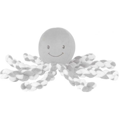 Nattou první hračka pro miminka chobotnička Piu Piu Lapidou šedá bílá – Zboží Mobilmania