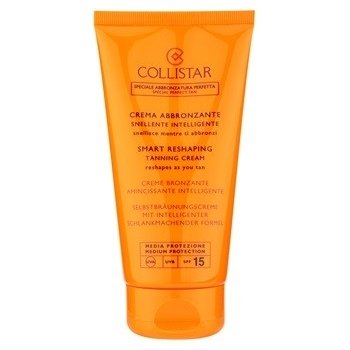 Collistar Self Tanners samoopalovací tělový krém se zpevňujícím účinkem SPF 15 (Smart Reshaping Tanning Cream) 150 ml