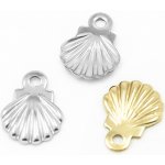 Přívěsek mušle 6x8mm - 1Ks - Light Gold SL – Zboží Dáma