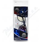 GLASSA Blue Light Blocking Glasses PCG 02, dioptrie: +2.00 modrá – Zboží Živě