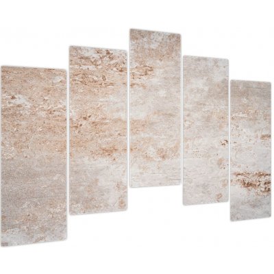 Obraz - Zeď, pětidílný 125x90 cm – Hledejceny.cz