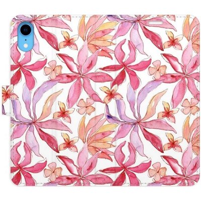 Pouzdro iSaprio flip Flower Pattern 10 iPhone XR – Zboží Mobilmania