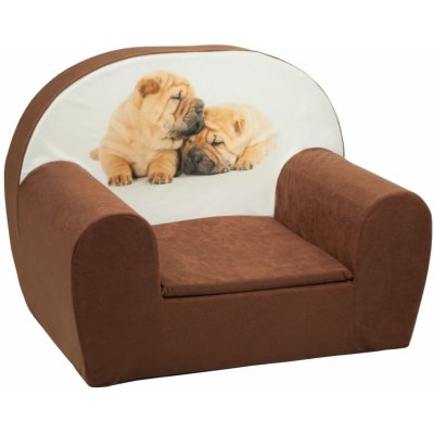 Fimex Dětské křesílko Pejsci světle hnědé – Zboží Dáma Fimex Dětské křesílko Pejsci světle hnědé – Zboží Dáma