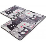 Foutastic Meow Šedá 60x100 cm – Zboží Mobilmania