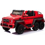 mamido Elektrické autíčko Mercedes-Benz G63 6x6 motor 6x45W 110kg červené – Sleviste.cz