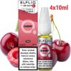 E-liquid ElfLiq Nic Salt Cherry 4 x 10 ml 20 mg