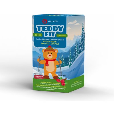 Galmed TeddyFit gummies Lyžař 50 + 10 bonónů – Hledejceny.cz