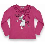 Sezon Dívčí trička s dlouhým rukávem wild cat Meruňková – Hledejceny.cz